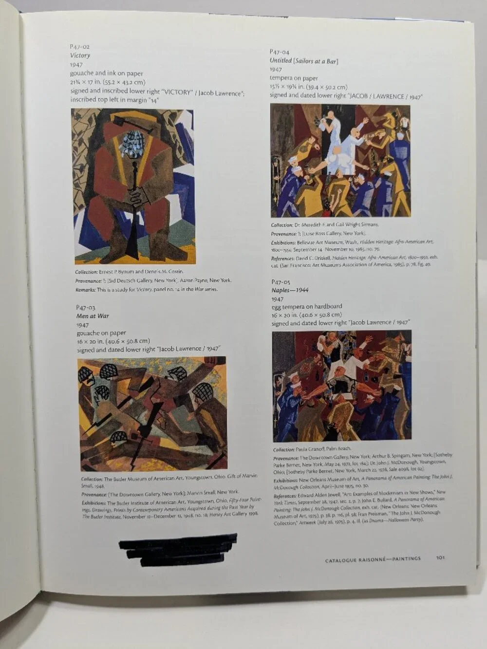 Jacob Lawrence Art Book Lot Oversize Art Hardcover Book Coffee Table Set Harlem